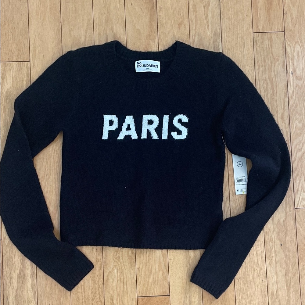 Black Sweater - Paris Design